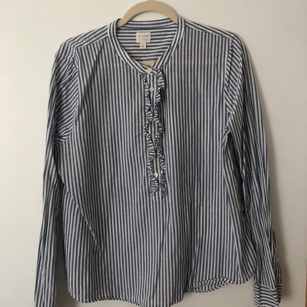 Striped Jcrew Factory Top
